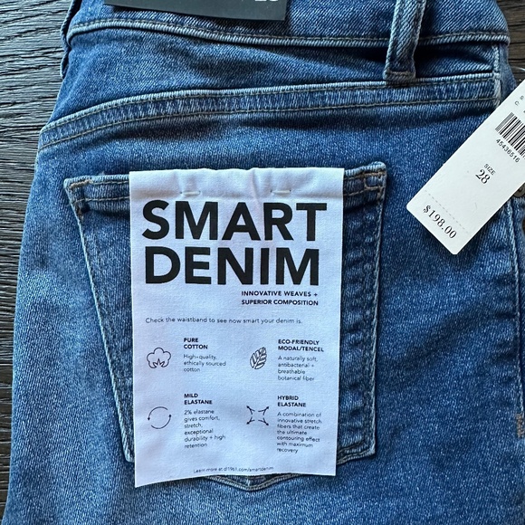 DL1961 Florence Instasculpt cropped jeans - 28 - Picture 1 of 3